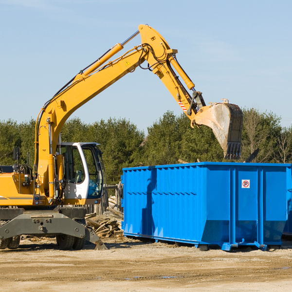 what happens if the residential dumpster is damaged or stolen during rental in Parks